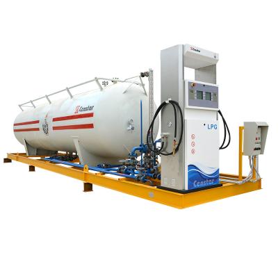 China Transporation Manufacturer Price Lpg Skid Station Skid Mounted Mobile Filling Station for sale