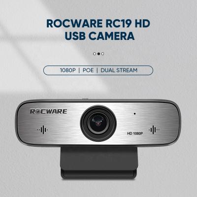 China 2.07 Megapixel Rocware 1080P FHD All in One PC USB Digital Camera eptz Live Streaming Conference Camera with MIC for OBS Vlogger for sale