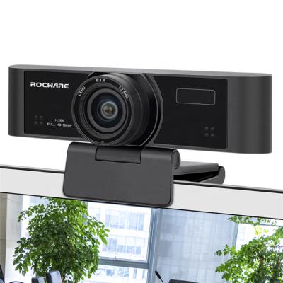 China Auto Translation Rocware Camera Conference 1080P Focus 120 Degree Conference Video Camera 4X 8X Eptz Wide Angle Webcam RC15 for sale