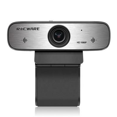 China Rocware 4X Zoom 90 Degree Auto Focus Video Conference Camera Translation With Microphone Small Group Room Meeting Camera RC19 for sale