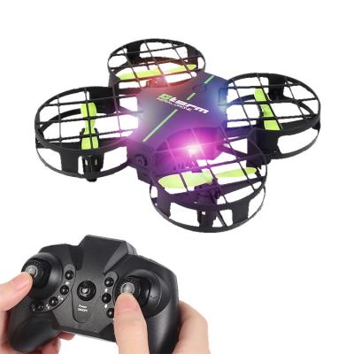 China Factory Price 2.4G 6-Axis Fashion Headless UFO Quadcopter With LED Light Electric Remote Control Stunt Mini RC Drone Toy For Kids for sale