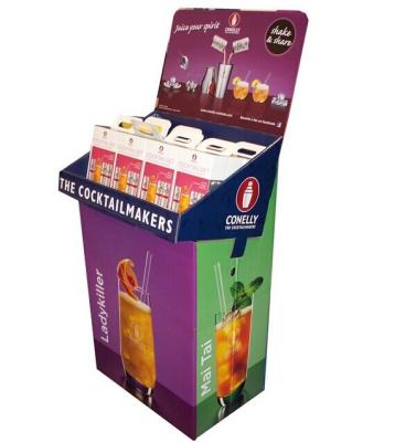 China Custom Dumpbin Display for Fruit Juice for sale