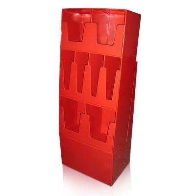 China Christmas Cardboard Display Rack for Advertising for sale