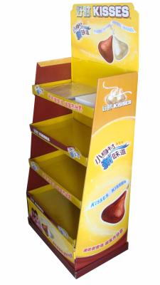 China Chocolate Display Cardboard Display Stand for sale