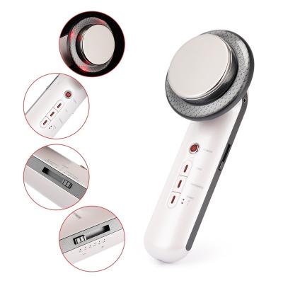 China Weight Loss 3 in 1 Facial Muscle Stimulator Massager EMS Infrared Light Ultrasonic Vibration Cavitation Slimming Machine for sale