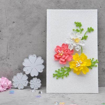 China Europe Metal Cutting Dies Layering Flower For Card Making Scrapbooking Paper Craft Die Cuts Stencil Handmade Embossing Card for sale