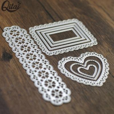 China Europe rectangle craft metal steel paper cutting dies for scrapbooking for sale