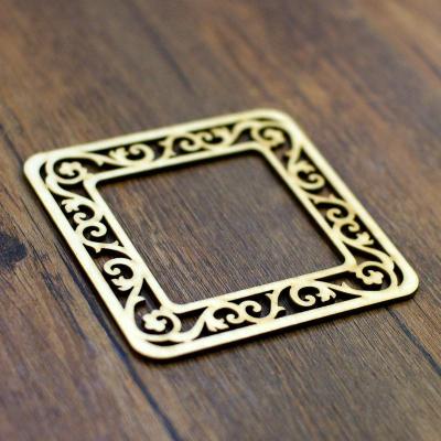 China Wholesale Europe DIY Craft Laser Cutting Large Vine Wood Box Craft Decoration Scrapbooking Home Embellishment WF287 for sale