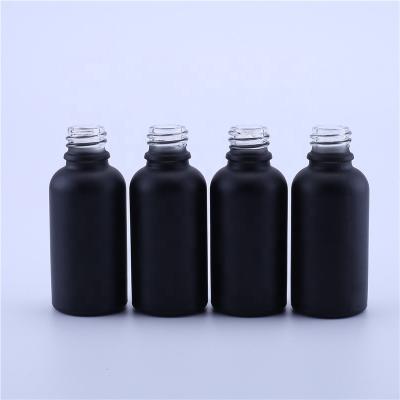 China Empty Perfume and Essential Oil 10ML 15ML 20ML 30ML 50ML 100ML Matte Black Glass Neck Bottle From Hot Sale 18mm From Personal Care Factory for sale