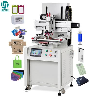 Cina Pneumatic Silk Screen Printing Machine Servo Serigraphic Print Kit Flatbed Press Screen Printers For Battery Lighter in vendita