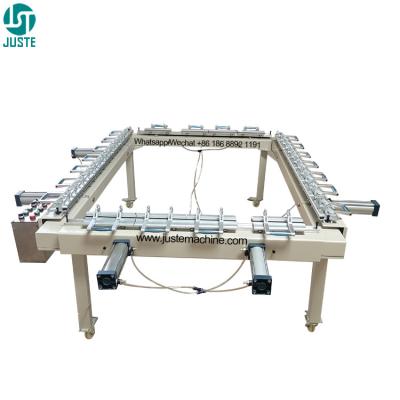 Chine Auto screen stretcher adjustable pneumatic silk screen printing mesh small pulling stretching machine For canvas t-shirt à vendre