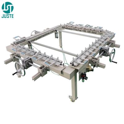 Chine Silk Screen Printing Mesh Stretching Machine Pulling Machine Electrical Automatic Screen Frame Stretching Machine à vendre