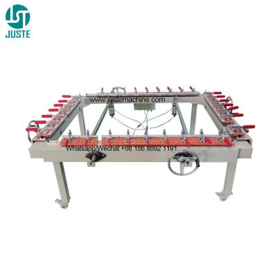 Chine Screen Stretching Machine Tension Stretch Equipment Pneumatic Mechanical Silk Screen Printing Stretcher For Frame Mesh à vendre