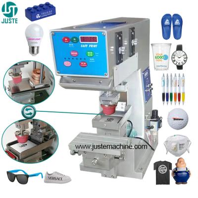 中国 Desktop Single 1 Color Pad Printer Tabletop Automatic Pad Printing Machine For Ceramic Dinner Plate Logo Plastic Cup 販売のため