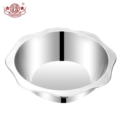 China Sustainable Restaurant Equipment Stainless Chinese Cooking Hot Pots For Keeping Food Hot for sale