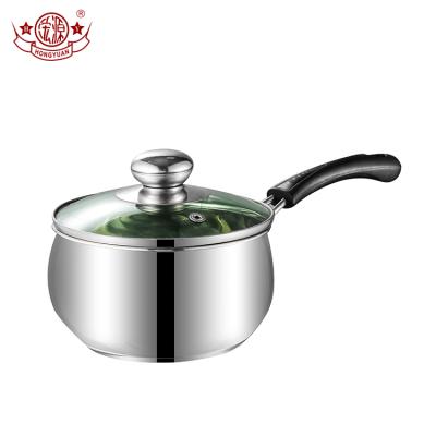 China Stocked hot sale kitchen cookware stainless steel milk soup pot for cooking for sale