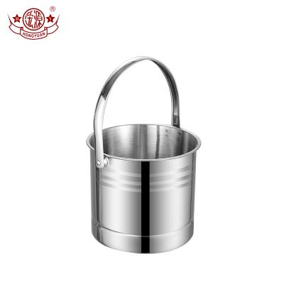 China Sustainable Bar Ice Serving Tool Custom Small Stainless Steel Ice Bucket for sale