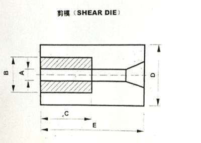 中国 カスタマイズされたサイズの切断のせん断は0.01許容SKD61/DIN1.2344貝との死にます 販売のため