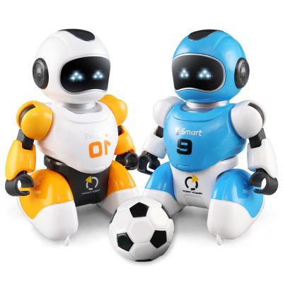 China Toy Amazon Top Seller Electronics Battery Operated Remote Control Programming Football Toys Football Game Smart Infrared Rc Smart Robot for sale