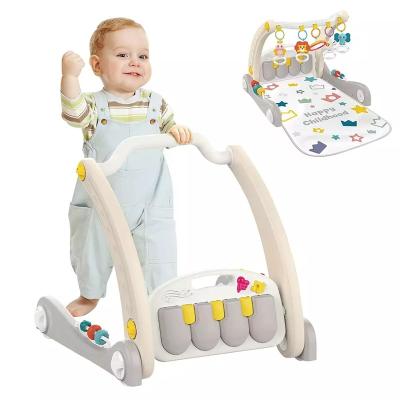 China 2022 Multifunctional Educational 2 in 1 Game Mat Piano Gym Baby Activity Baby Toys with Light and Music 63.5X56.5X83cm for sale