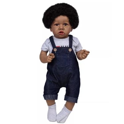 China 23 Inch Mini Reborn Baby Lifelike Black Silicon - Reborn Doll 60 Cm Doll for sale