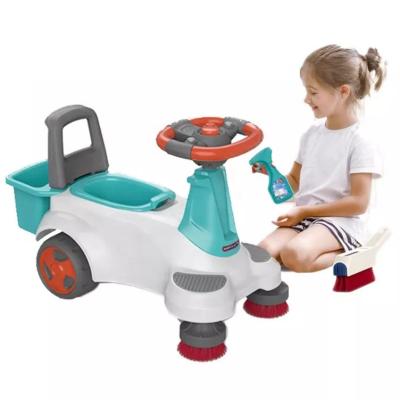 China Ride On Toy Multifunctional Plastic Children Car 4 Wheels Riding Toys Ride On Car Twist Swing Car With Cleaning Function for sale