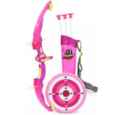 China Hot Sale Luminous Archery Toy Plastic Arrow Toys Archery Set For Children 50X47X65cm for sale