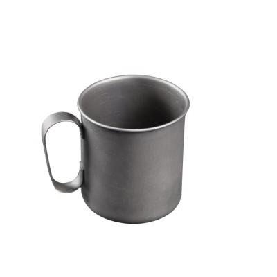 China Titanium Christmas Personalized Logo 220ml Single Wall Non-Rust Mug for sale