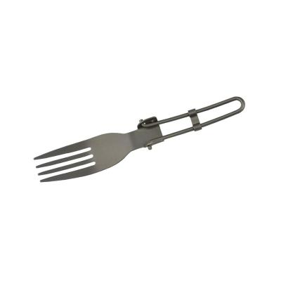 China Lightweight Lightweight Outdoor Camping Hiking Portable Titanium Picnic Folding Backpacking Spork for sale