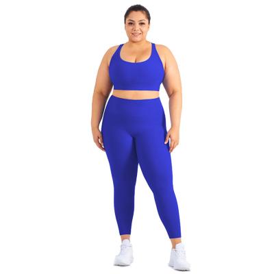 China Breathable Active Wear Gym Clothing Leggings Set Fitness Yoga Wear Seamless Work Out Sets For Women for sale