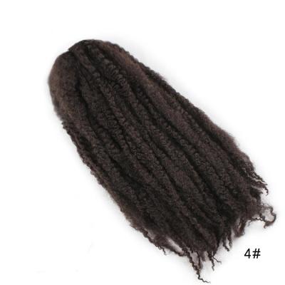 China UnionBeauty Short Afro Marley Soft Hot Selling Curly Loose Synthetic Twist Braiding Pretwisted Synthetic Hair Extension for sale