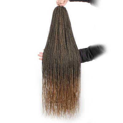 China UnionBeauty Two Tone Ombre Braid Senegalese Twist Crochet Hair Heat Resistant Synthetic Hair Extension for sale