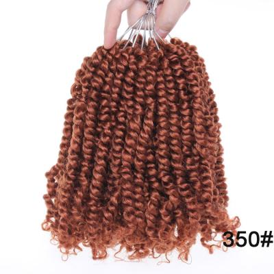 China UnionBeauty 8 Heat Resistant Synthetic Hair Extension 45g 10 Inch Passion Twist Natural Ombre Hair Pre Twisted Hair Pre Looped Crochet Hair Passion Twist Braiding Hair for sale