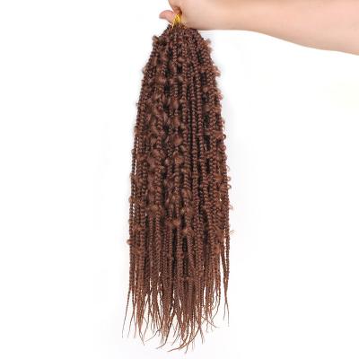 China Curly Afro Union Hair Crochet Dreadlocks Jungle Box Braid Without Beauty Knots for sale