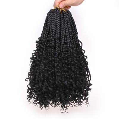 China Other UnionBeauty Top Quality Extension Pre-looped Boho Box Braid Crochet Hair for sale