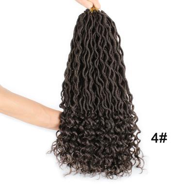 China Unionbeauty Pre-Built Faux Goddess Locs 18 Inch Hair Loop for sale