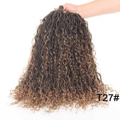 China Unionbeauty Pre-looped 14 18 Inch Micro Boho Faux Locs Crochet Hair Straight Bohemian Faux Locs Boho Faux Locs Braid Hair for sale