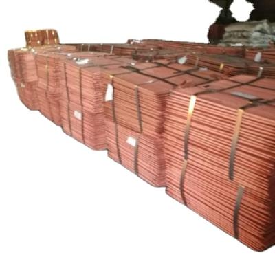 China High Quality Electrolytic Copper Plates Price 99.99%/Best Copper Cathodes Sheet for sale