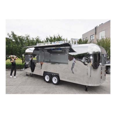 China New vegetable processing factory style airstream food trucks mobile hot dog cart ice cream food trailer for sale for sale