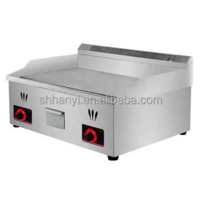 China Easily Cleaned Electric Stainless Steel Worktop Gas Grill Griddle Hamburger Cooker Machine for sale