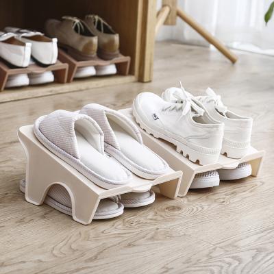 China Creative Modern Shoe Rack Organizer Plastic Shoe Storage Sneaker Organizer Shoes for sale