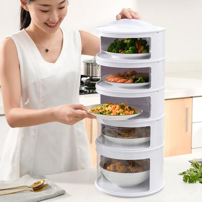 China Microwavable Warmer Microwavable Home Multilayer Compartment Amazon Food Storage Box Food Jar Box Food Insulation Plastic Cover for sale