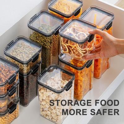 China Freshness Preservation Microwave Food Containers Fridge Storage Plastic Food Safe Storage Set With Lids Plastic for sale