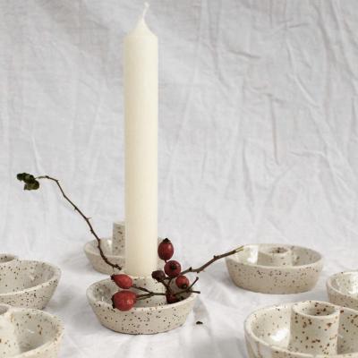 China Wholesale Modern Unique Eco-friendly Wedding Decorative Nordic Ceramic Creative Candle Stands Candlestick Holder for sale