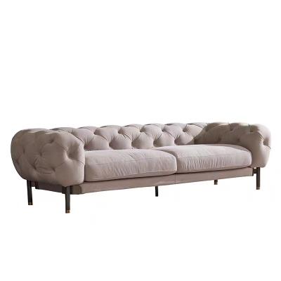 China Other Modern Living Room Sofa Metal Frame Room Seating Small Medium And Large Family Living Room Straight Row Sofas for sale