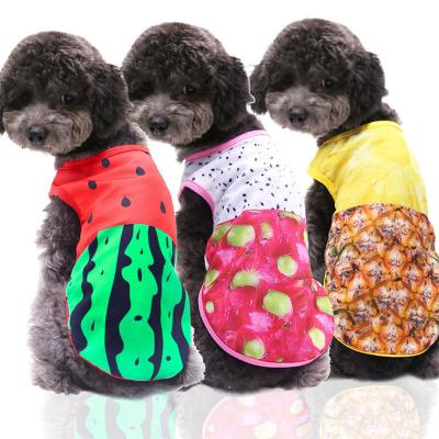 China Cartoon Viable Dog Clothes Summer Colthes Shirt For Dogs Shirt For Small Medium Puppy Chihuahua Dog French Bulldog Colthes for sale