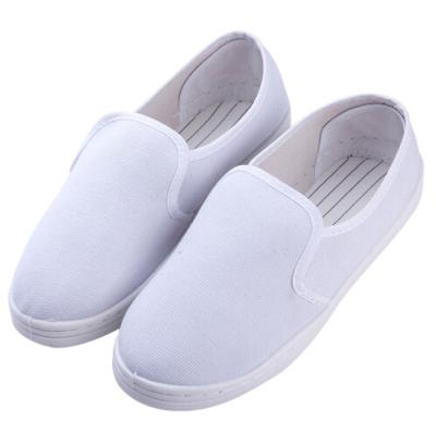 China Classic Hot-selling Electronics Plant And Food Factory Anti-Static Canvas SPU High-Cut Shoes for sale