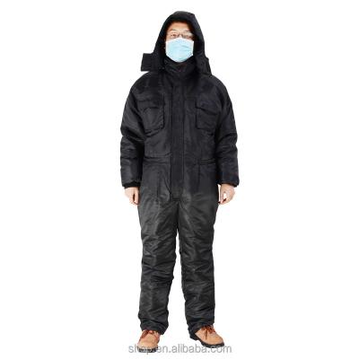 China Breathable Comfortable Fiber Cotton Overall Garments For Cold Storage Room for sale