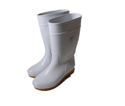 China 2020 Factory Price Knee High Boots PVC Oil Proof Rain Boots Wholesale Rubber Sole Rain Boots for sale