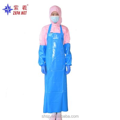 China Wholesale Custom Made Eco-Friendly TPU Washable Waterproof Apron Kitchen Waiter Printed Logo for sale